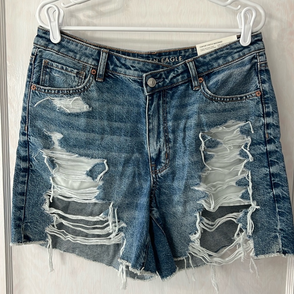 american eagle highest rise baggy short